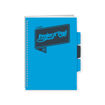 Picture of A5 PROJECT PAD SPIRAL NOTEBOOK BLUE/BLACK W/3 DIVIDERS 100PG